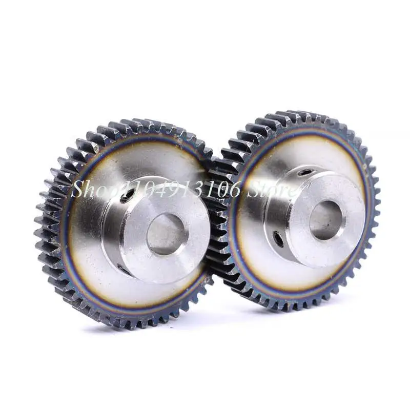 1 قطعة 1.5 متر حفز والعتاد ترس نموذج 1.5 ترس المحرك مع خطوة 12-28 الأسنان OD 21 مللي متر-45 مللي متر الكربون الصلب تتحمل 6/8/10/12/14/15/16 مللي متر