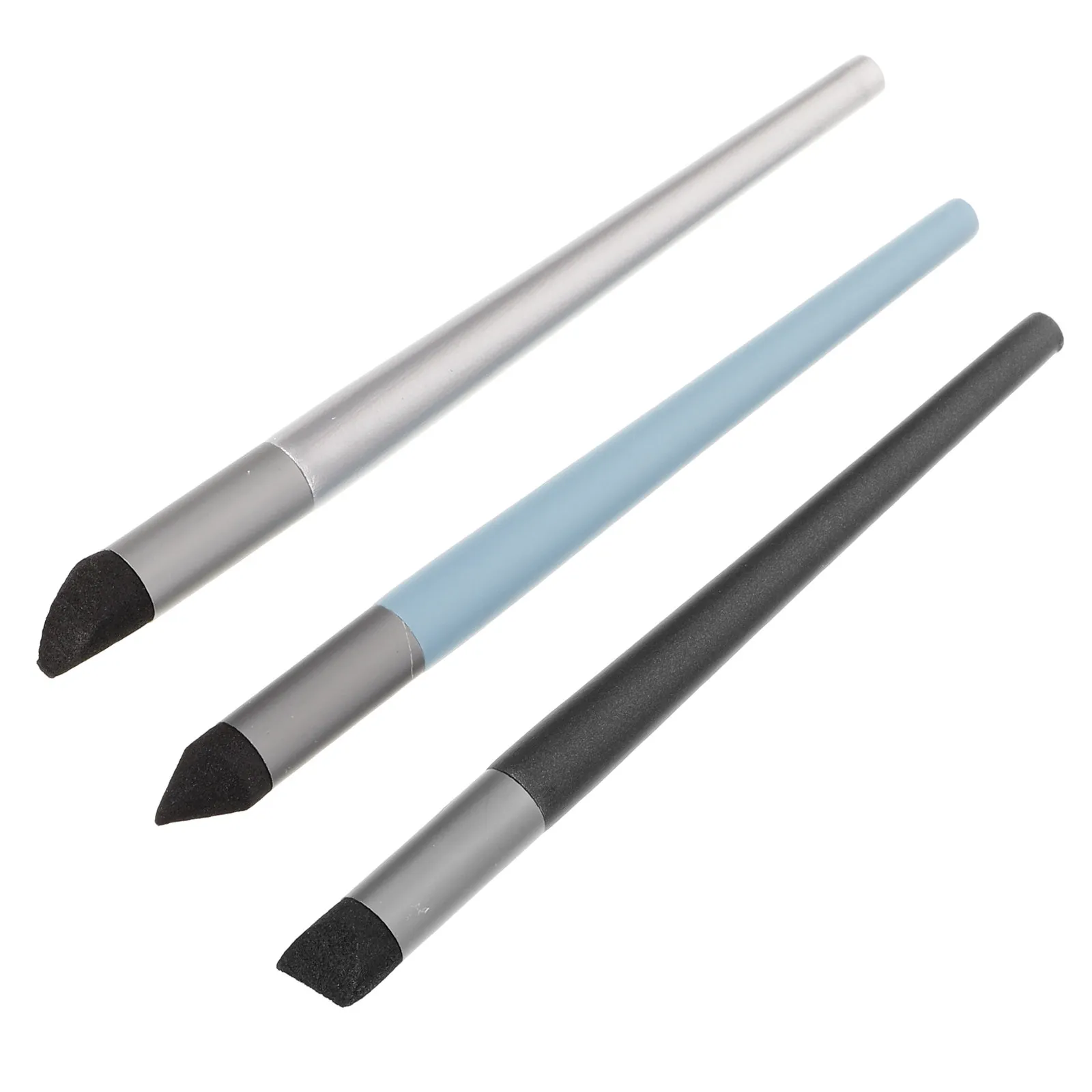 3Pcs Vibrant Oil Painting Blending Brushes Plastic Handle Art Tool for Oil Pastel Blending Detailing and Smudging on Canvas
