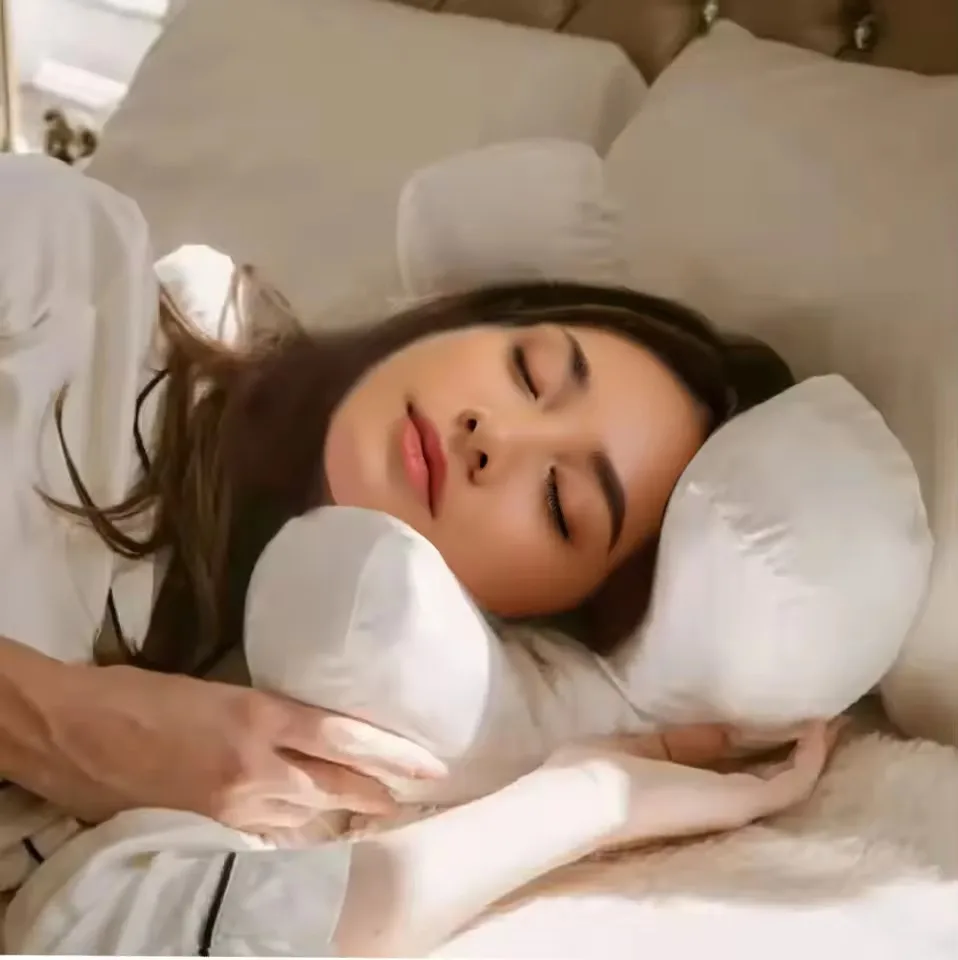 Anti wrinkles-aging pillow Beauty Pillow Face pillow for beauty sleep Back Sleep pillow with a free pillow case