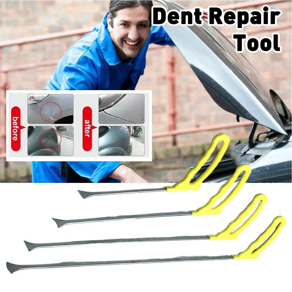 

Car Dent Repair Tool Paintless Stainless Steel Dent Tools Shovel Rods Size Repair 4 Removal Auto Flat Body K9X2