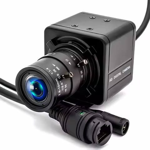 WGWK 4K CMOS POE Digital Live Stream Camera 3/4/5/8MP HD Security Protection Webcam Industrial 2.1/5-100mm Manual Varifocal Lens