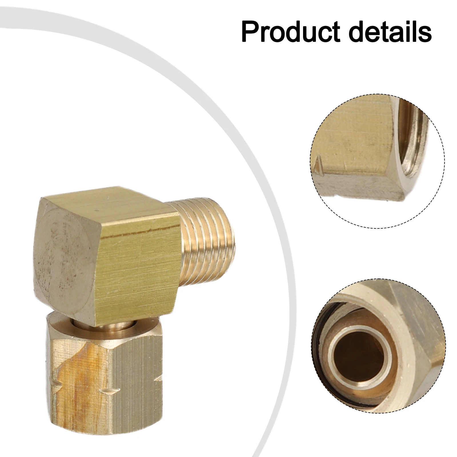 Gas Appliance Installation Brass Gas Connector Outdoor Gas Connection 1 4 Inch Connector Long-lasting Performance