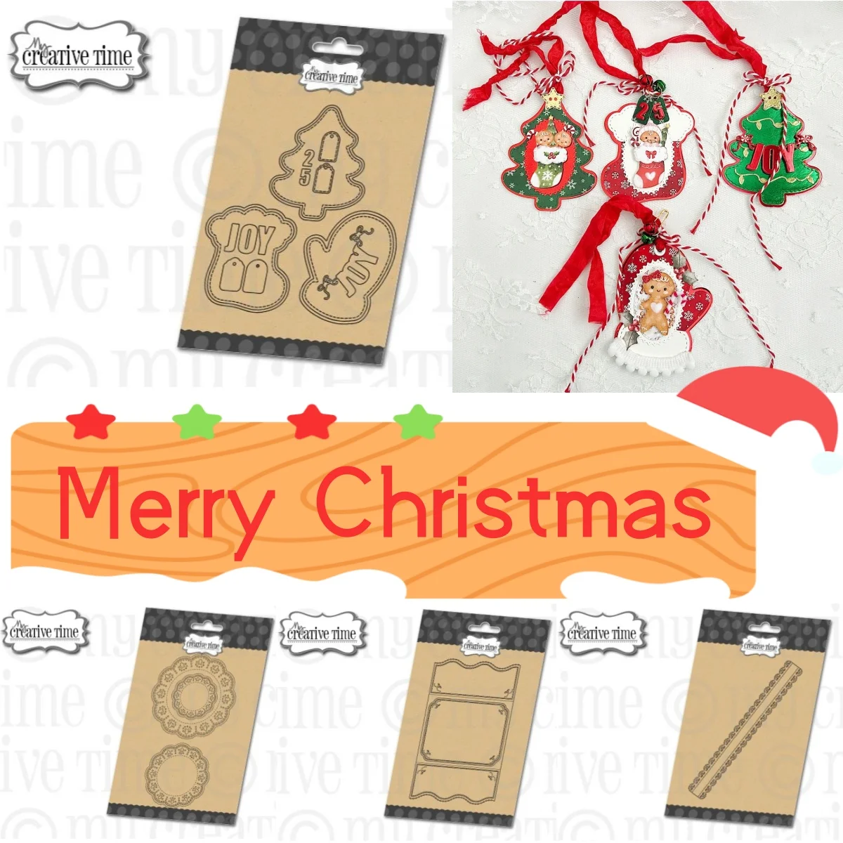 

Christmas 2025 Tag Ginger Doily Eyelet Belly Band Metal Cutting Dies For DIY Scrapbook Embossed Make Paper Card Craft Decoration