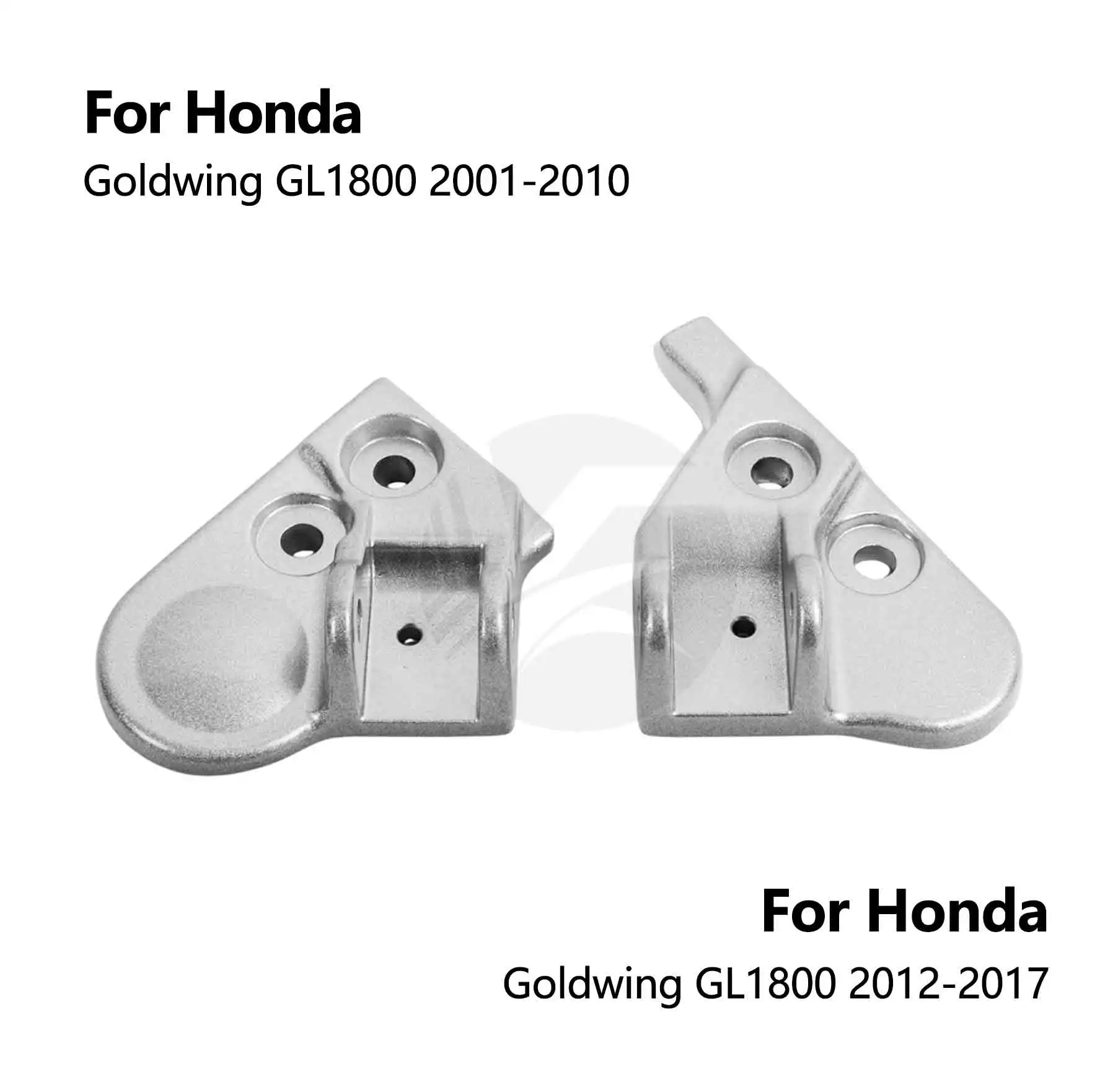 

Silver Front Footpegs Support Bracket kit For Honda Goldwing GL1800 2001-2017 GW Gold Wing Rider Foot Rests Accessories Support