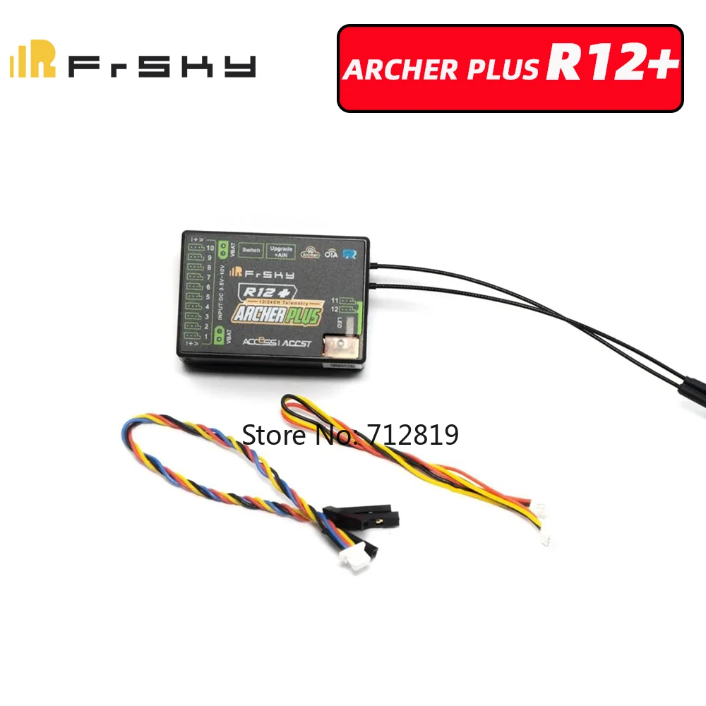 FrSky ARCHER PLUS R12+ Configurable Channel Ports TANDEM X20PRO X18 XE TRANSMITTER RC AIRPLAN CAR MODEL