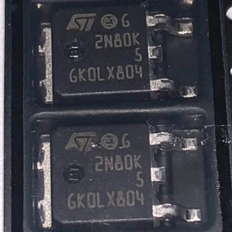 10PCS/STD2N80K5 2N80K5 TO-252-2(DPAK) Original Genuine Goods in Stock