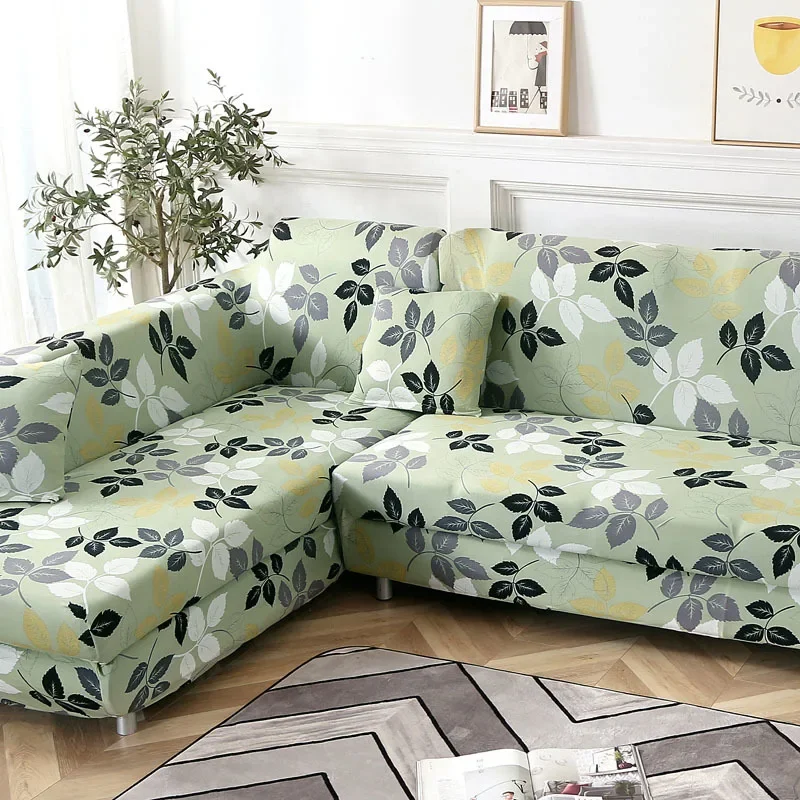 New Corner Sofa Cover Elastic Couch Cover For Sofa Sectional L Shaped Arm-sofa Cover Chaise Longue Stretch Sofa Slipcover