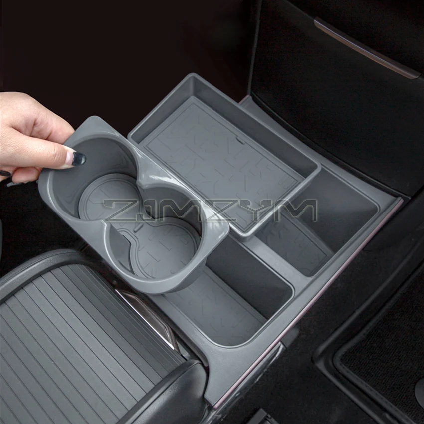 Car Storage Box For ZEEKR X Seat Aisle Double-Layer Storage Car Modification Special Interior Parts Cars Accessories