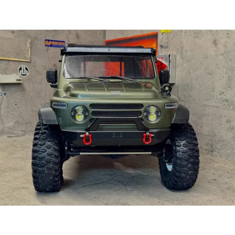 T6 Aluminium Voorbumper voor YK4084 1/8 Schaal RC Crawler Truck Metalen Concurrentie Korte Bumper Simulatie Model Auto Upgrade Onderdelen