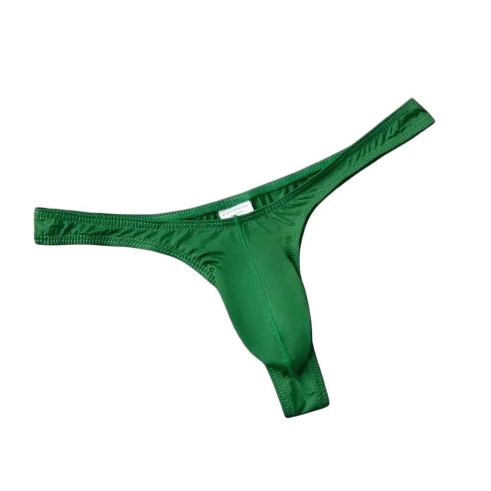 Comfortable Low Waist Men Thongs Thin Strap Underpants Men's Panties Solid Color Underwear Male Briefs Male