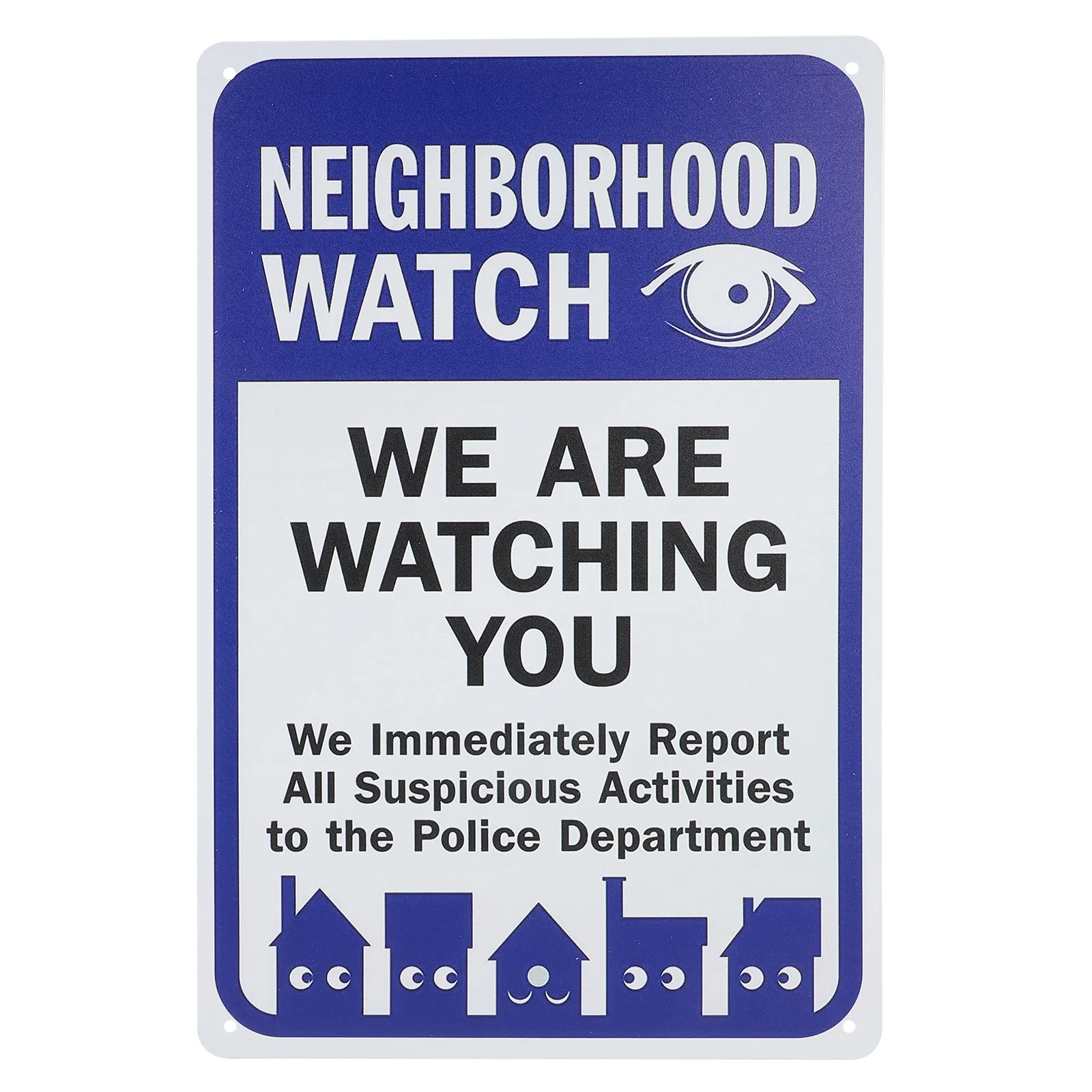 

1pc Security Signs Watching You Security Warning For Home Yard Fence Gate Outdoor Safety Signs