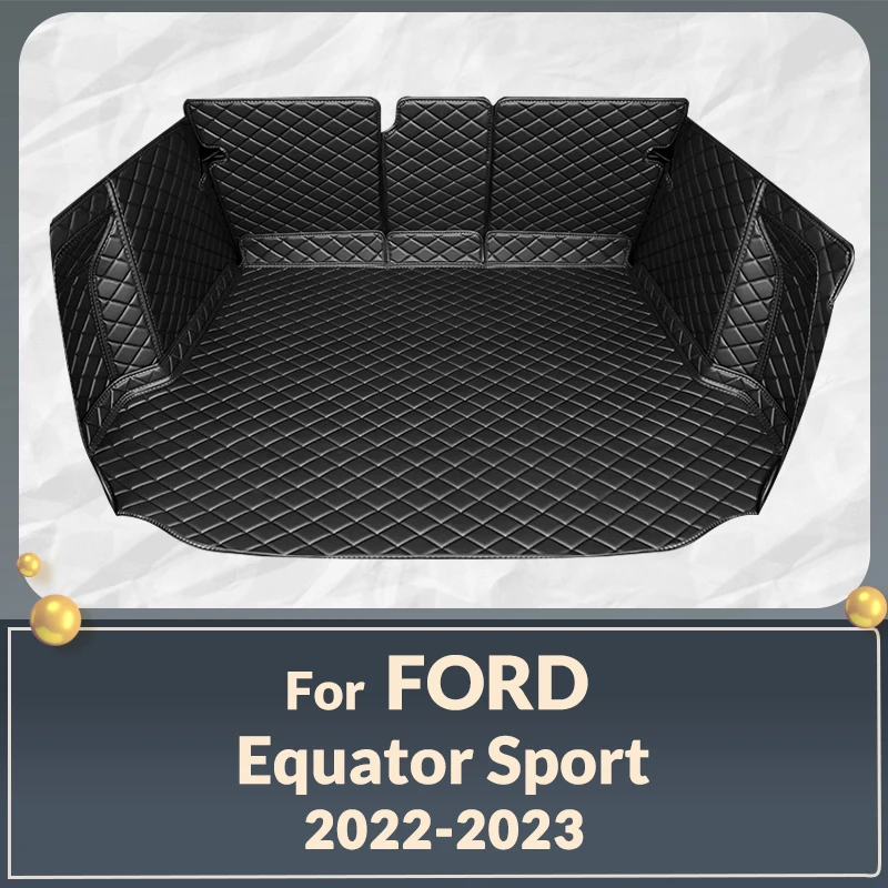 

Auto Full Coverage Trunk Mat For Ford Equator Sport 2022 2023 Car Boot Cover Pad Cargo Liner Interior Protector Accessories