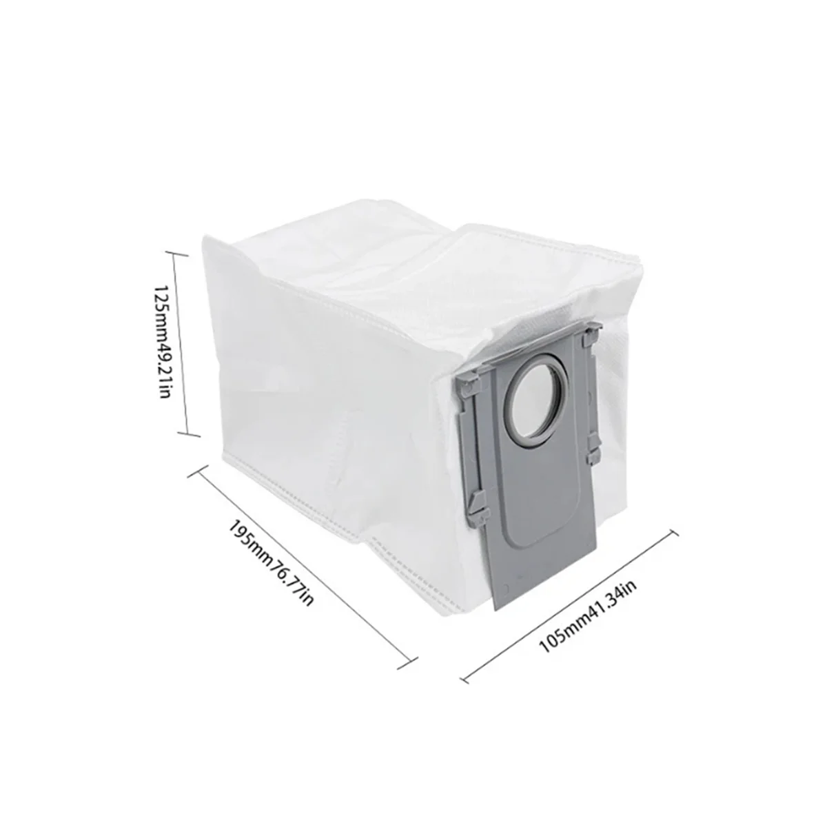 كيس لجميع الغبار ل Roborock P10s/P10s Pro/V20/P10 A7400RR/Q Revo جهاز آلي لتنظيف الأتربة الملحقات كيس النفايات استبدال