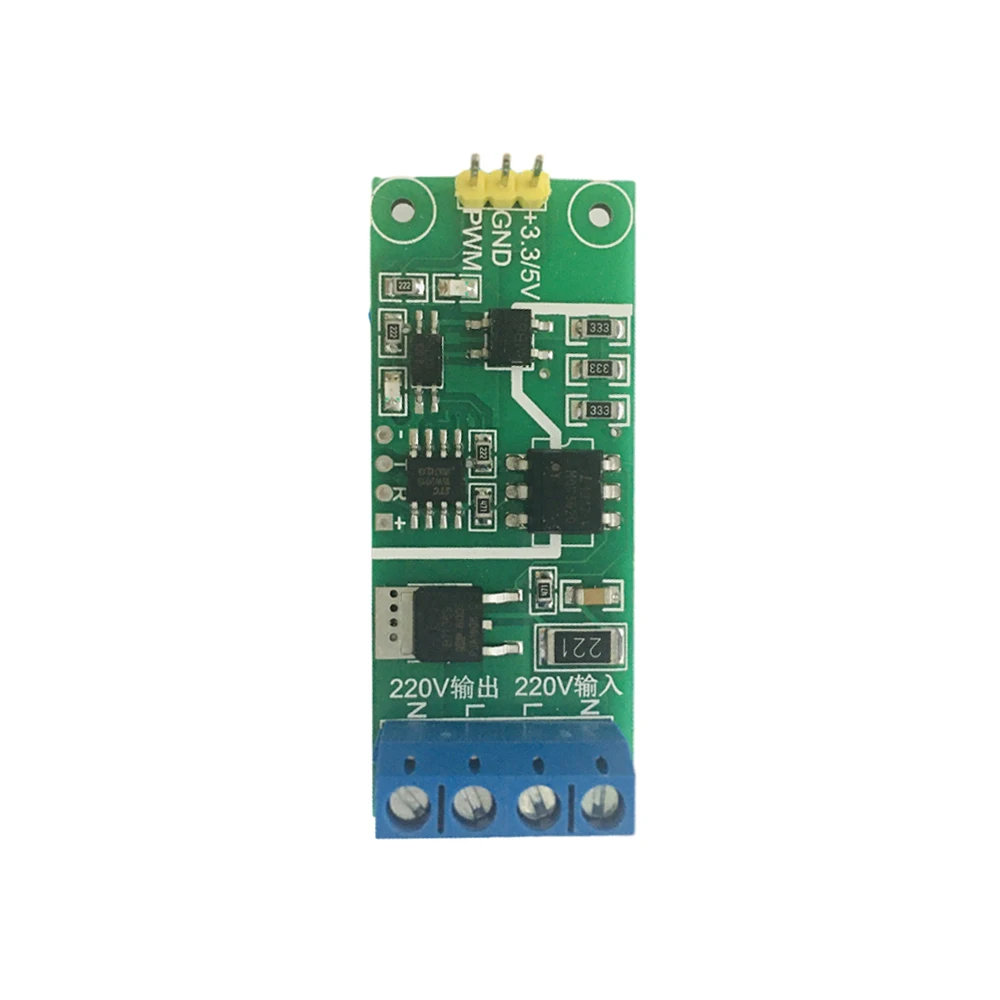 Dimmer do Controlador de Velocidade do Motor Regulador de Potência da Tensão da Velocidade Scr Pwm Frequência 0100 Ciclo do Dever Módulo Ajustável ca 220v