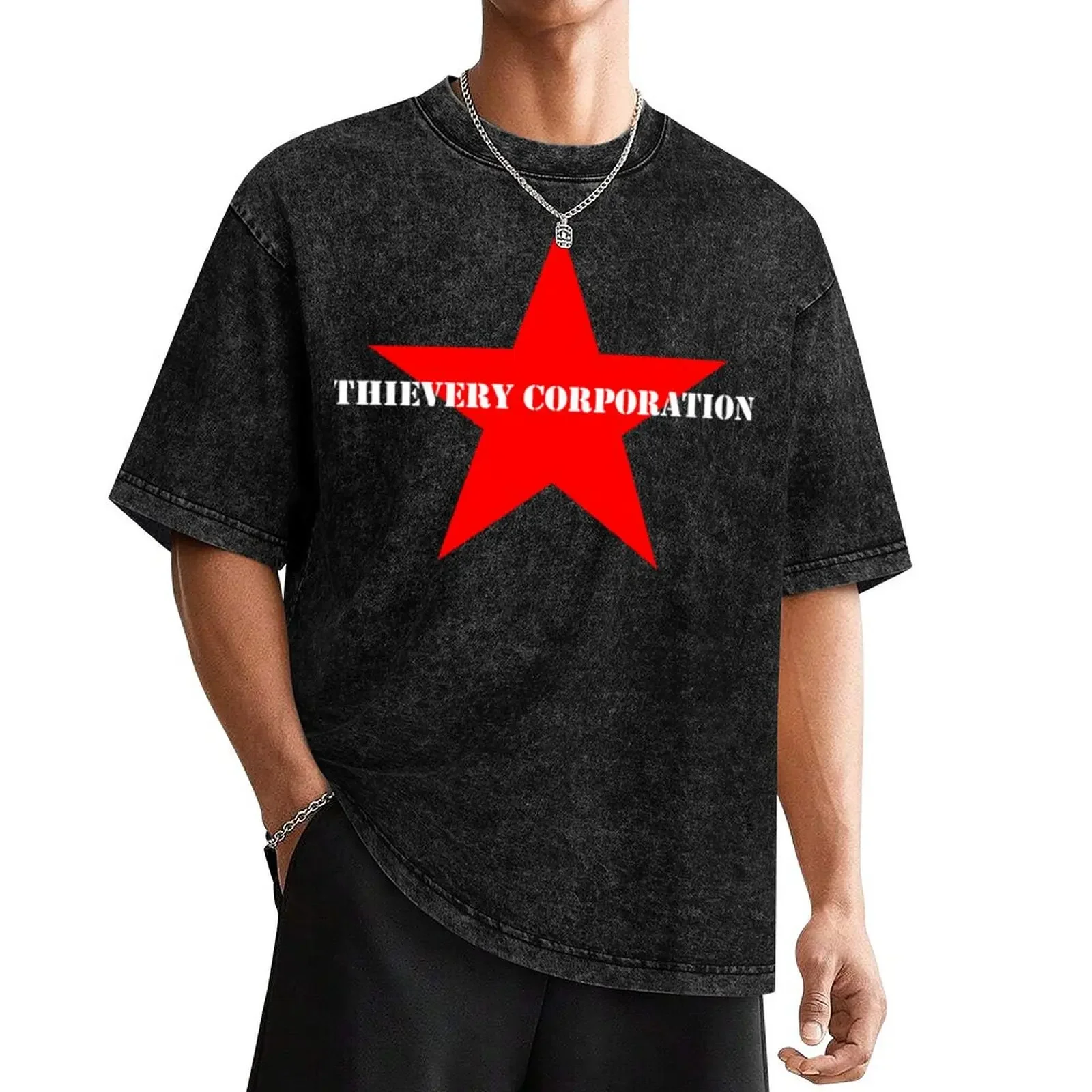 

New 03 Thievery Corporation Genres Electronic Music T-Shirt anime clothes boys whites plus size men clothing