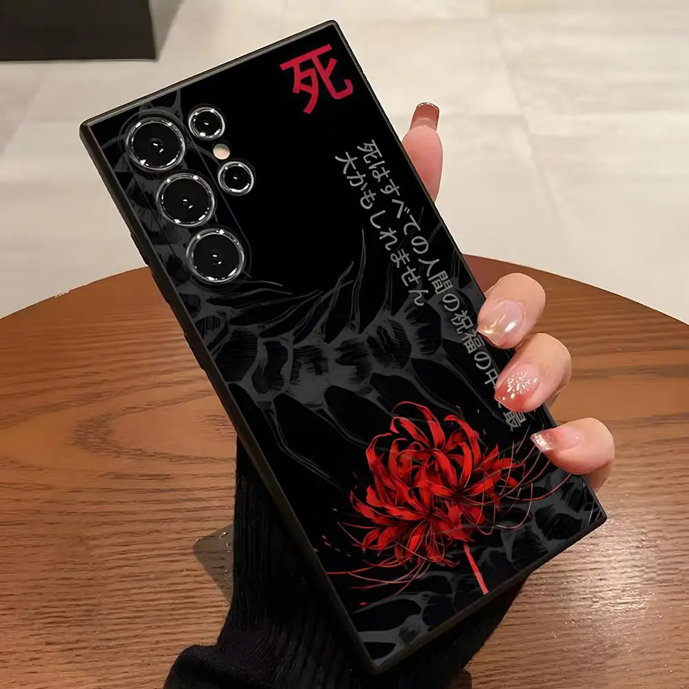 Anime Cool Tokyo Ghoul Handyhülle für Samsung S26 S24 Ultra S25 S23 Fe S22 S20 S21 Plus A54 A34 A53 A16 Rückseite