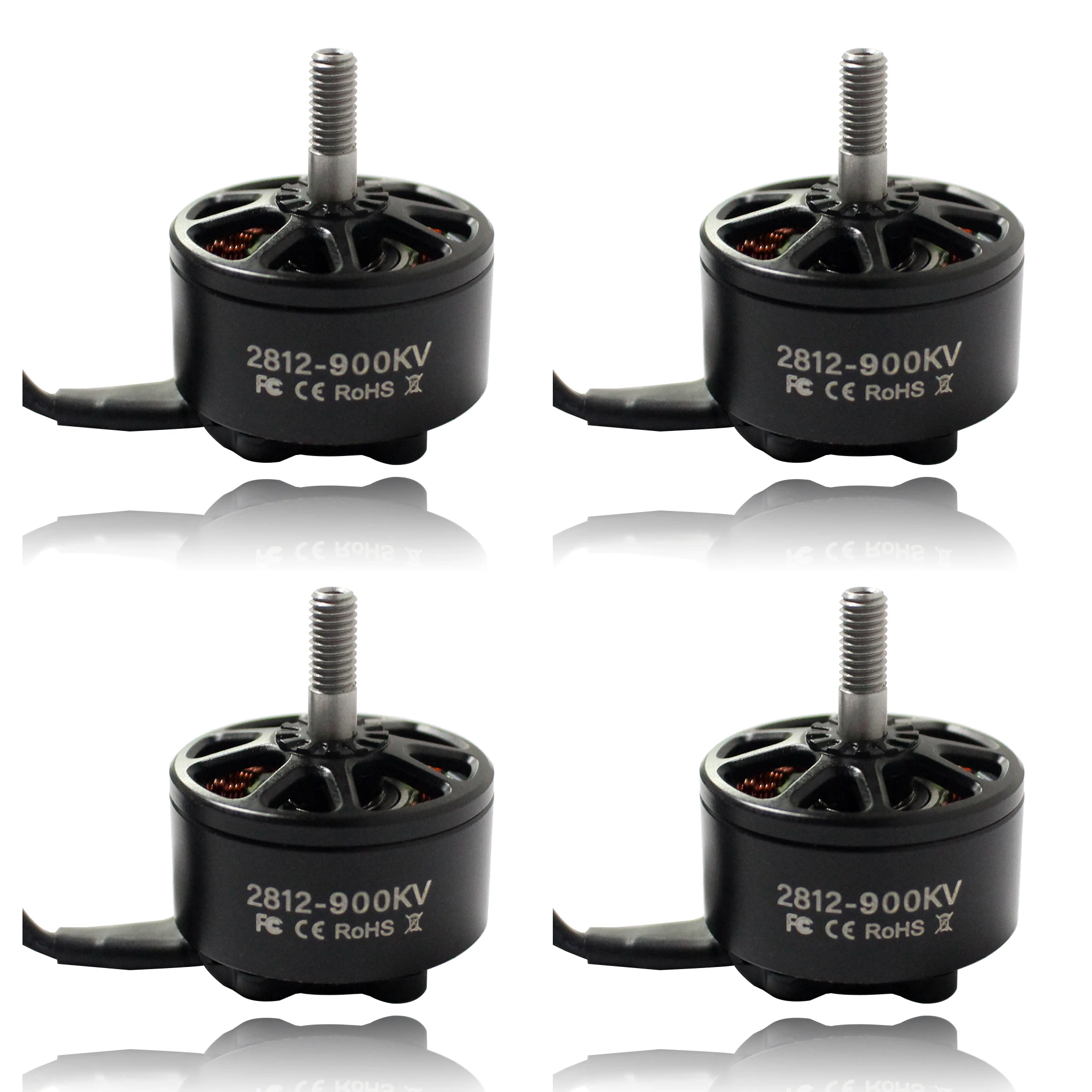 

1/4pcs Dogmang 2812 900kv 3-6s Brushless Motor For Rc Multirotor Airplane 7" 8" 9" Fpv Long Range Drones Motor Diy Parts