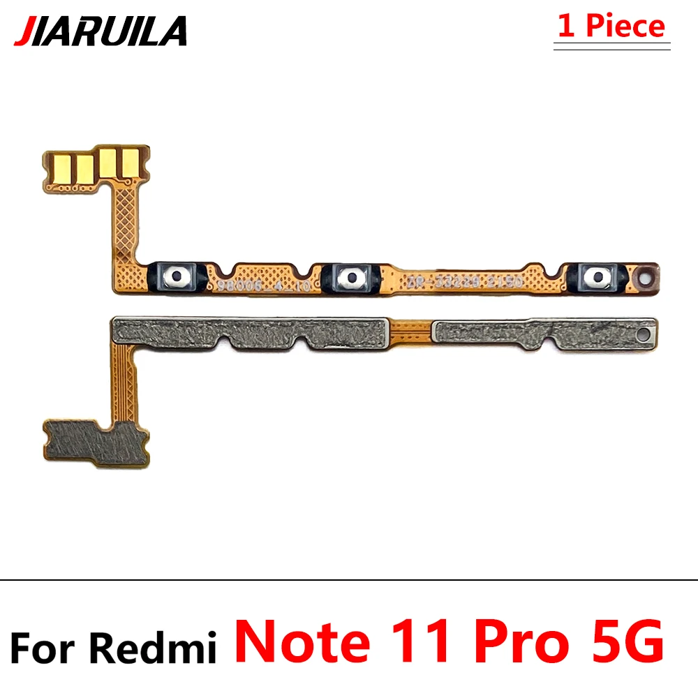 Power On Off Button sound volume Flex Cable For Xiaomi Redmi Note 10 10s 11 11s Pro 4G 5G Repairing Parts