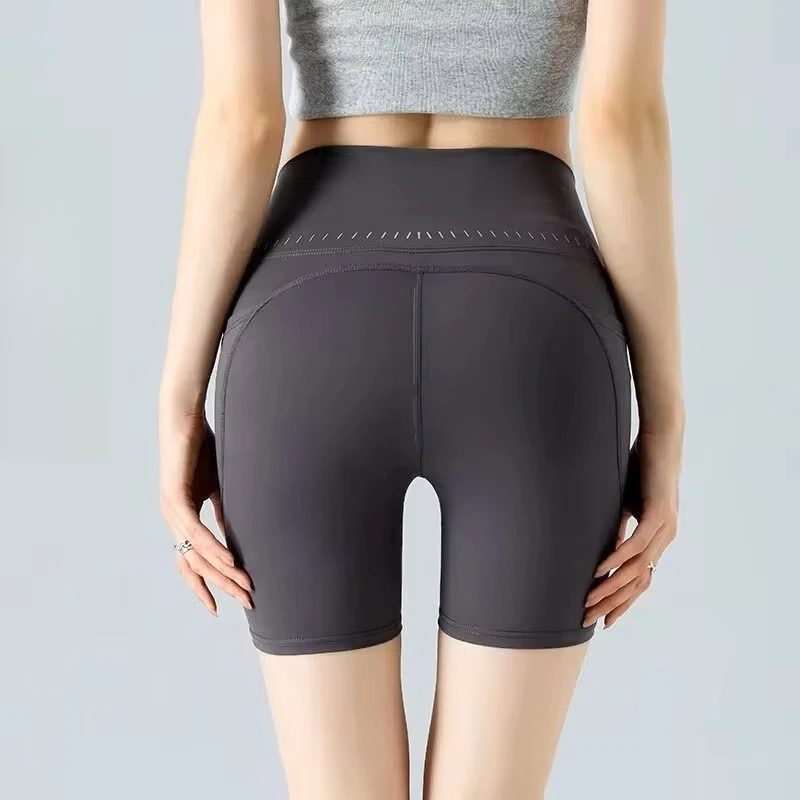 Cycling Biker Shorts High Waist Women's Sports  Workout Yoga Shorts Hip Lift Fitness Clothes Running Gym Booty Shorts Leggings