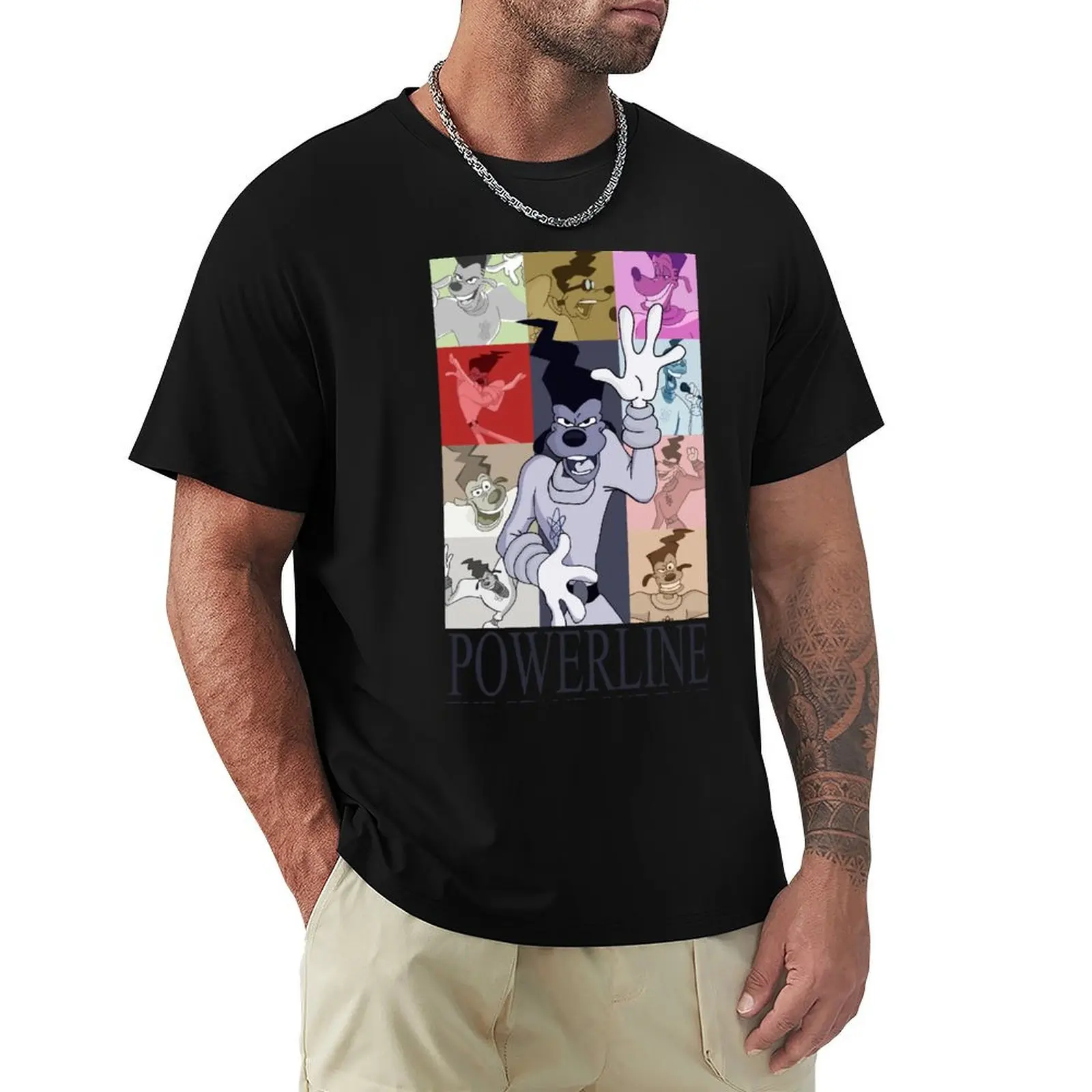 

Powerline Tour T-Shirt Simple Graphic Design T-Shirt