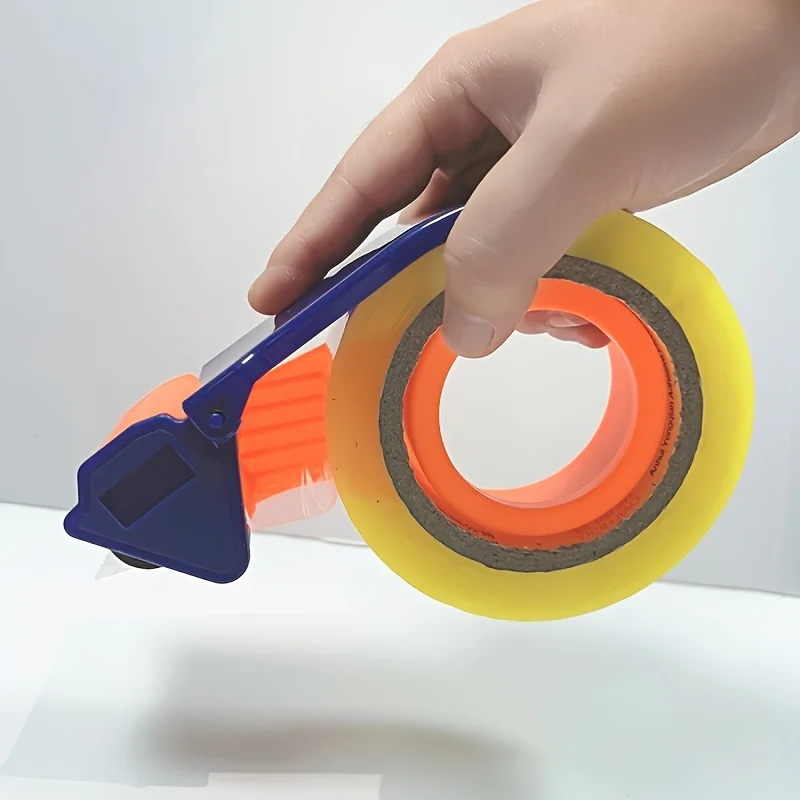 1/3 Stück robuster, ergonomischer, tragbarer Verpackungsbandabroller mit integriertem Schneider, Washi-Tape-Schneider für Lagerarbeiter und Schreibwaren