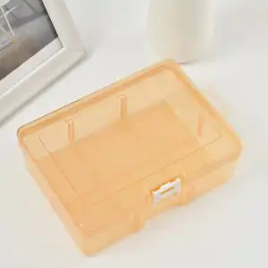 Hộp lưu trữ nhựa trong suốt, phù hợp cho đồ trang sức, phụ kiện phần cứng, vật phẩm nhỏ, thủ công DIY, mỹ phẩm 8 Nhà tổ chức nhựa mini bán hàng chính - №4