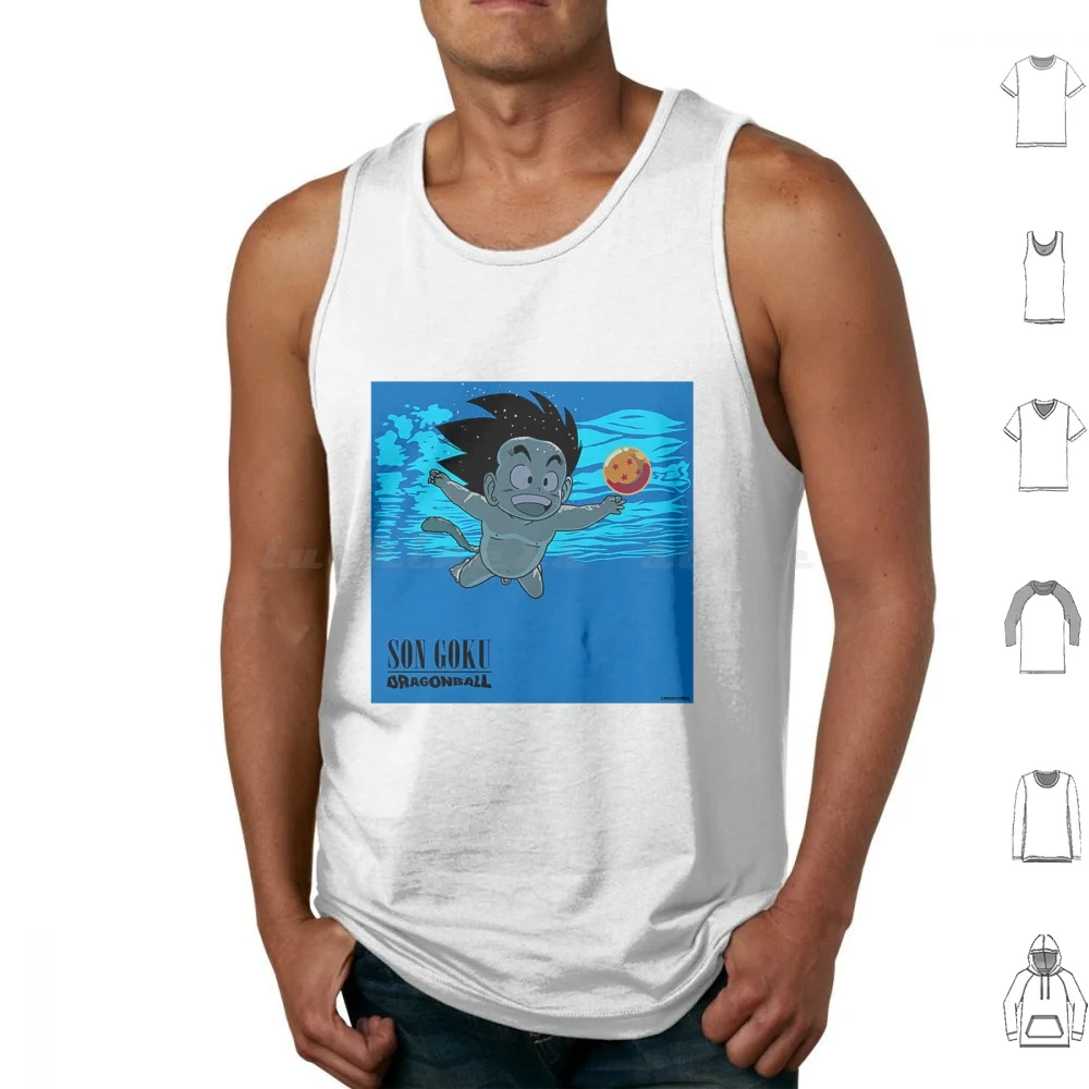 Smells Like Tank Tops Vest Sleeveless Z Anime Bleach Cartoons Dbz Manga Super Tv Rbrow