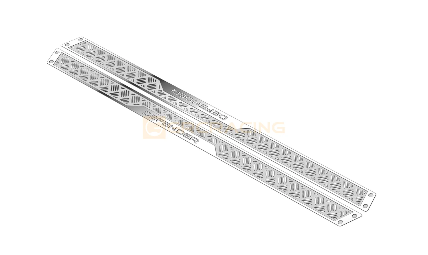 Simulated Metal Side Pedal Decorative Sheet for 1/8 RC Crawler Car MJX H8H