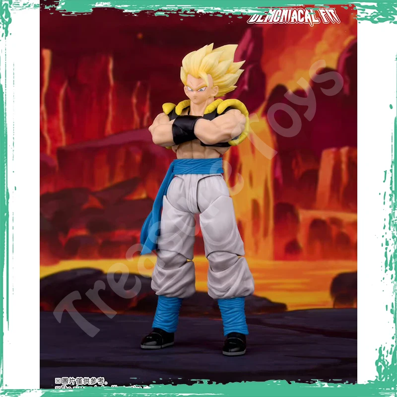 悪魔フィットゴジータフィギュアドラゴンボール Z SHF 超サイヤ人ブルーゴジータヒーローワルツアニメアクションフィギュア模型玩具ギフト
