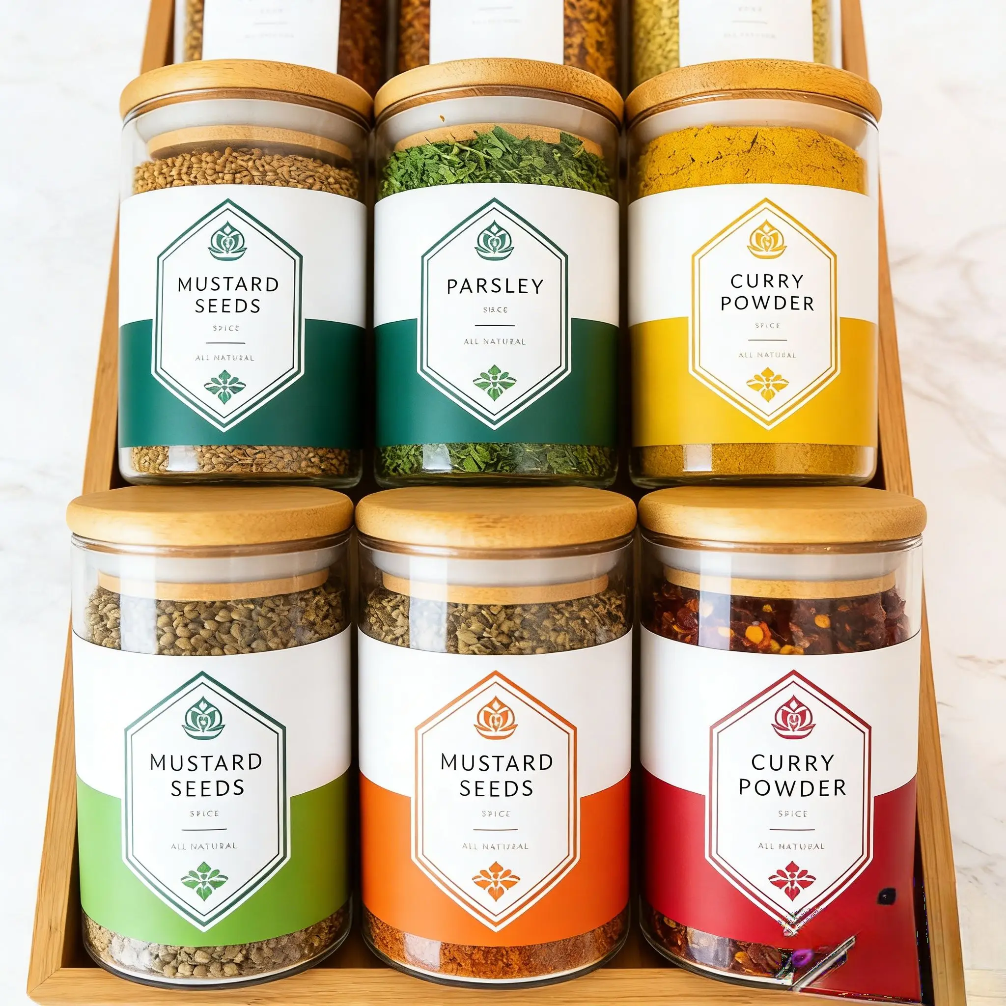 

Custom Logo Food Grade Labels for Peanut Butter Jars & Spice Seasoning Bottles Stickers