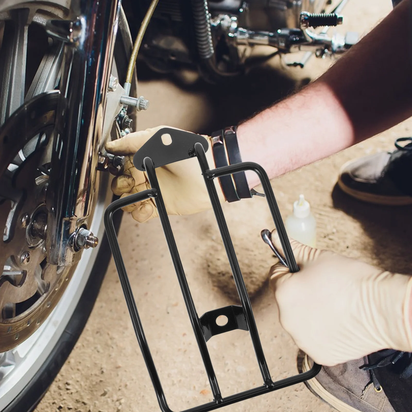 

Motorcycle Rear Luggage For Xl883 1200 X48 Iron Construction Easy Install Enhanced Storage Touring Use