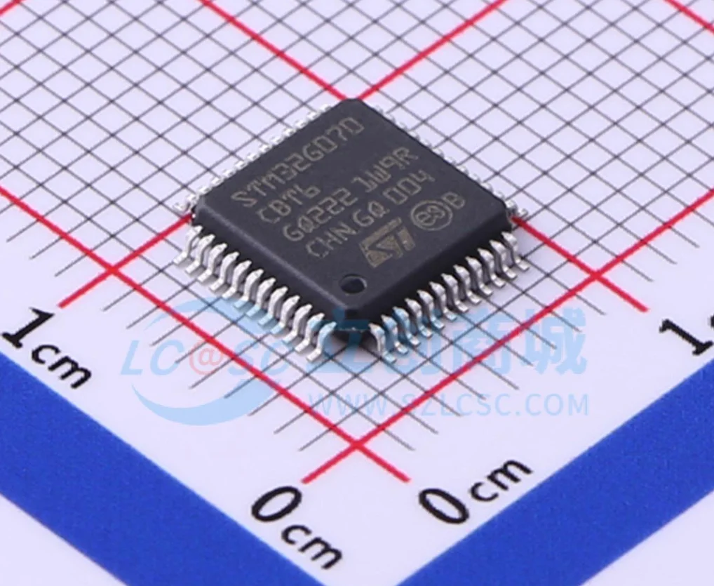 8PCS STM32G070CBT6 Package: LQFP-48 (7x7) 100% original imported authentic products