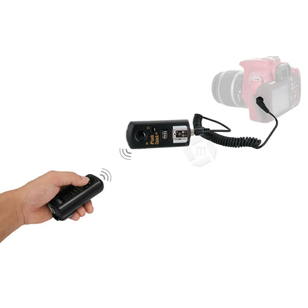 Mcoplus RC7-C3 16 قناة مشغل فلاش لاسلكي لكانون EOS 5D 5D Mark II 5D Mark III 6D 750D 550D 500D 450D 400D