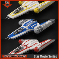 UCS Movie Wing Starfighter Collection MOC Building Block Y Model Technology Bricks DIY Assembly Display Toys Xmas Gifts