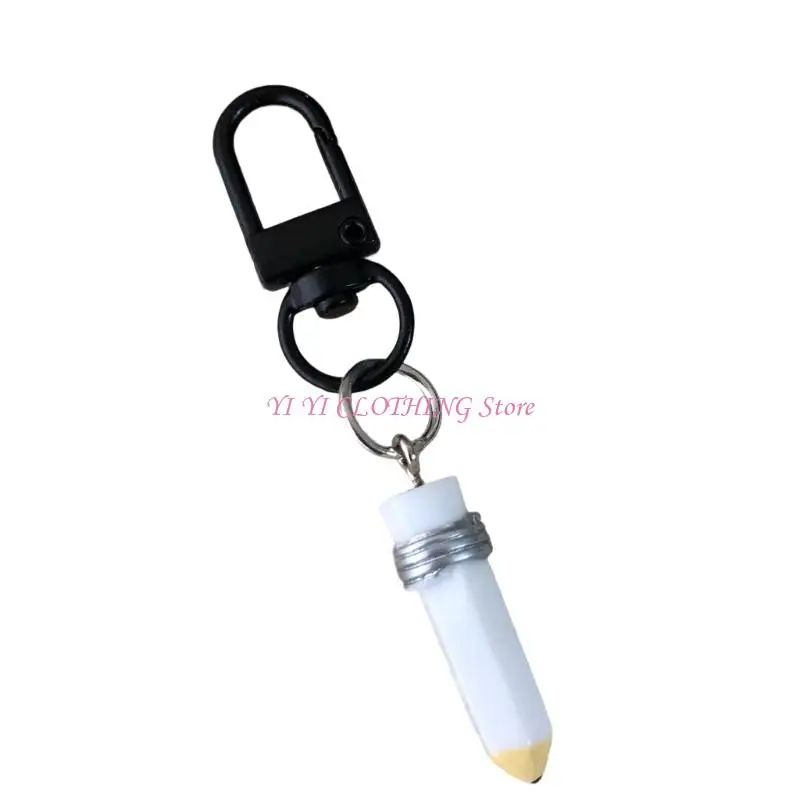 

N5KF Sweet Pencil Shaped Holder Bag Charm Hanging Ornament Gift For Friend