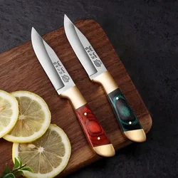 Sharp Fruit Knife, Outdoor Boning-Knife, EDC Portable pocket-Knife, Lamb Chop-Knife, BBQ knife, Survival-Knife, cutting-Knife