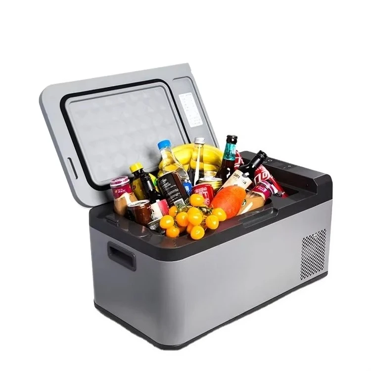 New to 21L DC 12V 24v Compressor Electric Vehicle Home Freezer Refrigerator