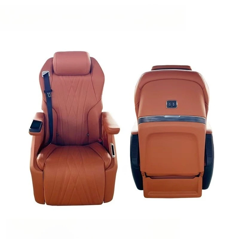 ElegantLeather Seat with Atmosphere Light & Wireless Charging Stitched Design for