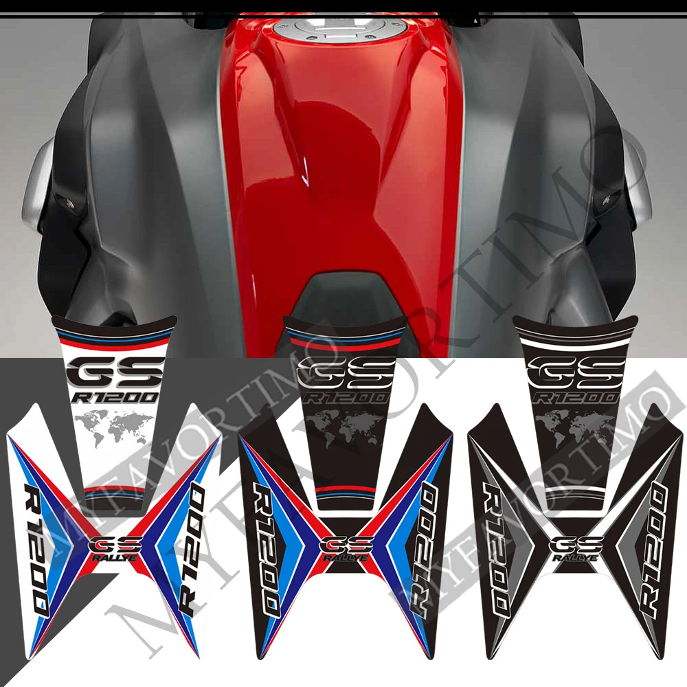 For BMW R1200GS R1200 R 1200 GS LC Rallye Rally Extension Extender Fairing Fender Tank Pad Stickers Decal Adventure Protection