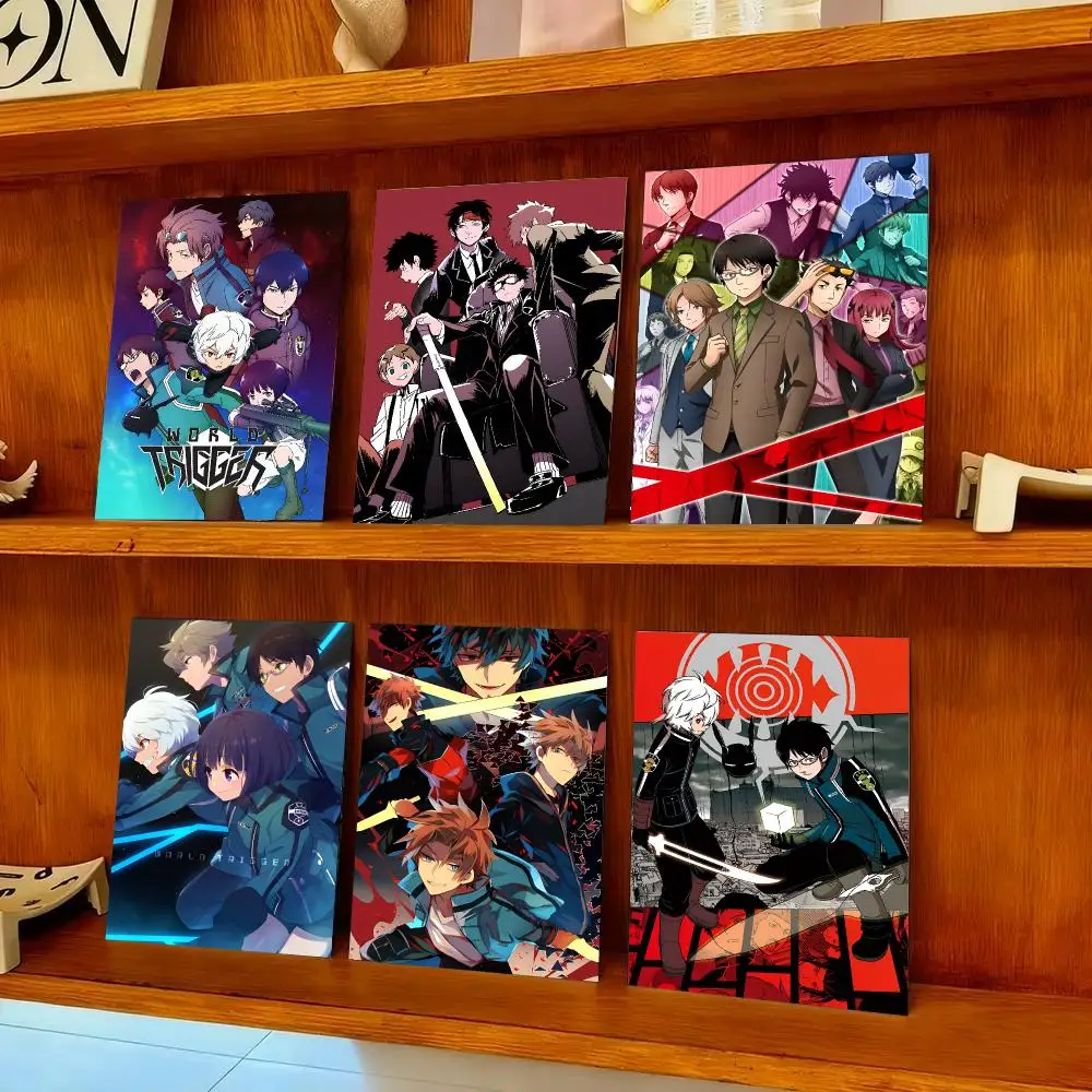 W-World Trigger Poster HD Self-adhesive Waterproof Paper Sticker Suitable For Living Rooms Bedrooms Home Decor