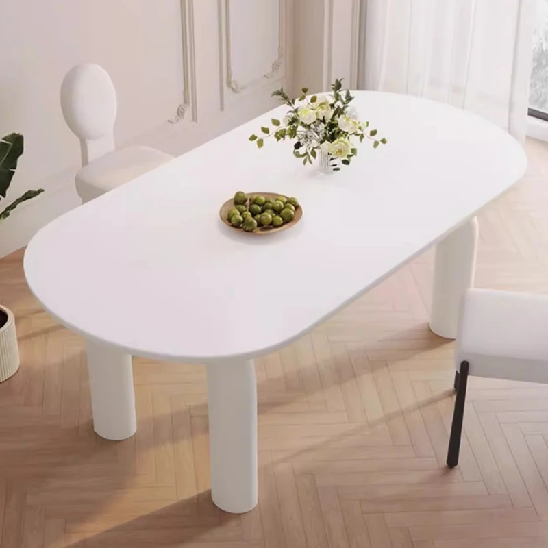 Nordic Salon Dining Table Reception Kitchen Luxury Restaurant Dining Table Service Mid Century Mesas De Jantar Salon Furniture