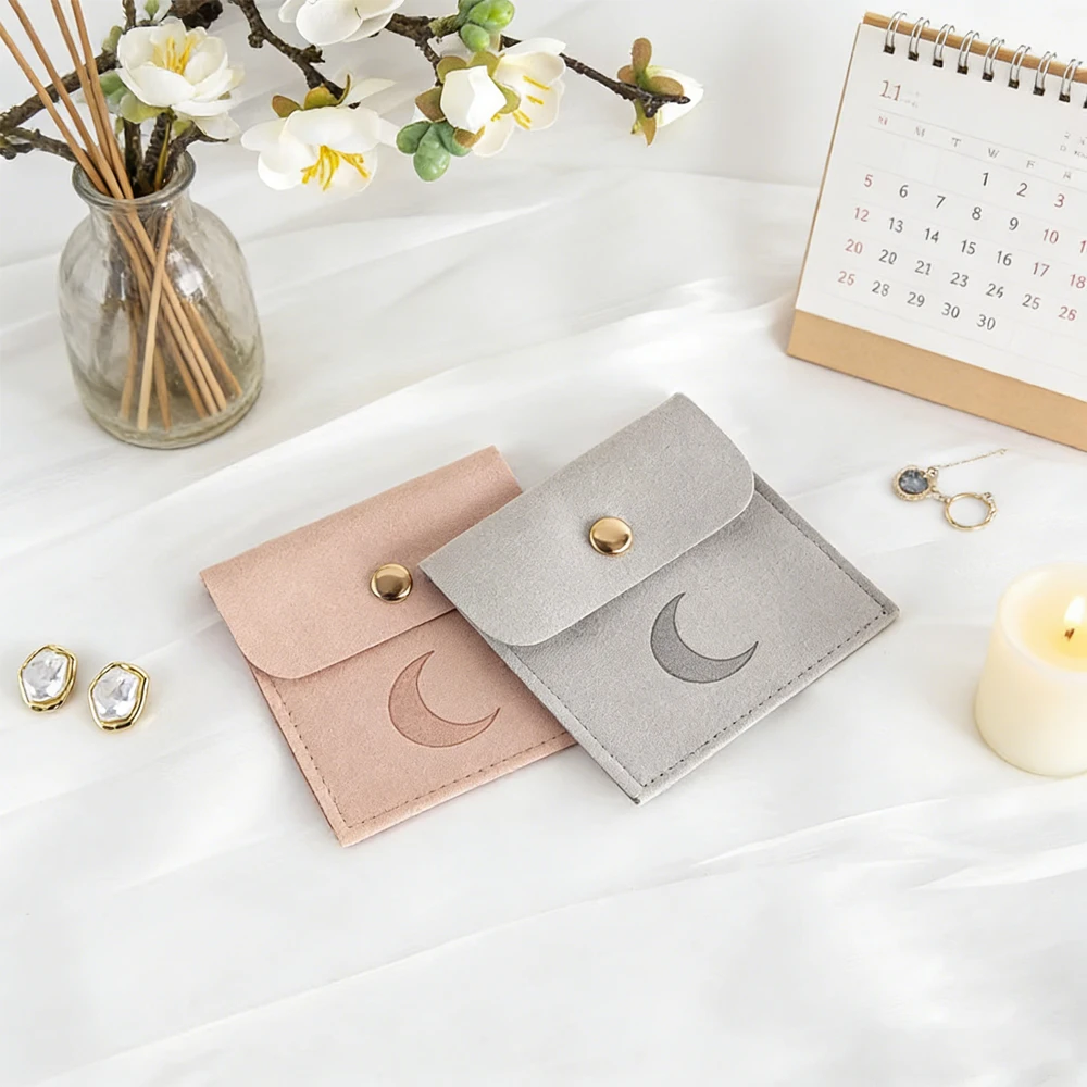 

50 Bulk Pink Velvet Microfiber Jewelry Gift Bag Ring Earring Bracelet Packaging Button Pouch Wedding Organazer Perfume Soap Bags