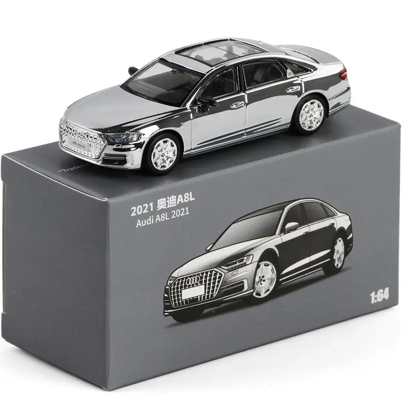 1:64 Audi A8 Horch Alloy Car Diecasts & Toy Vehicles Car Model Miniature Scale Model Car For Children