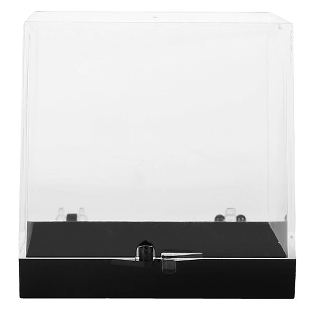 Clear Wall Ore Display Box Stand Specimen Container Mineral Boxes Plastic Case Digital Frame