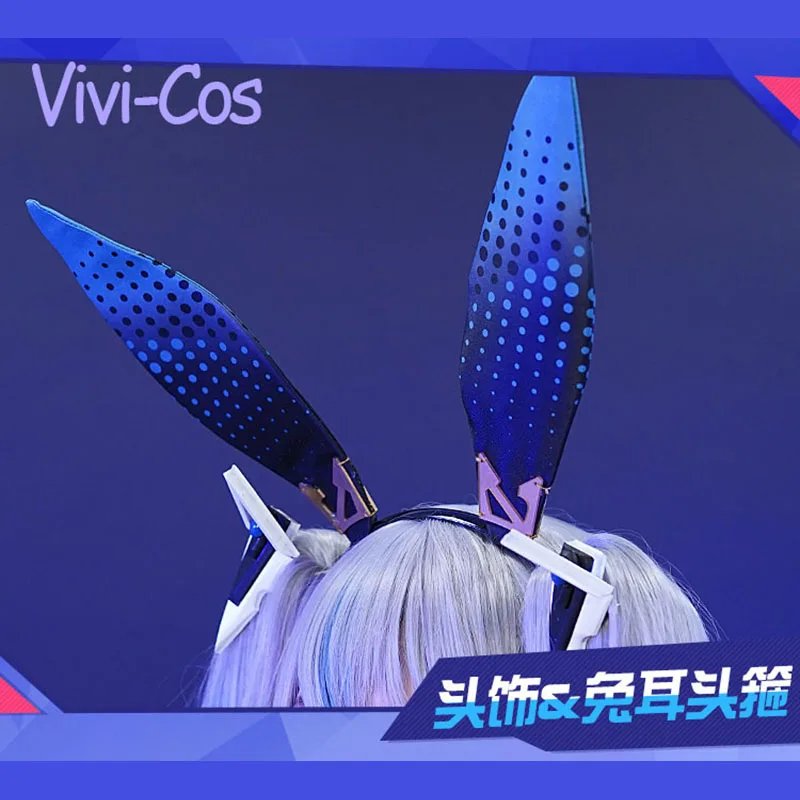 Vivi-เกม Cos ผลกระทบ Honkai 3 Bronya Zaychik ชุดคอสเพลย์ชุดน่ารักหวานกระต่ายเครื่องแบบฮาโลวีนบทบาท Play Party carnival