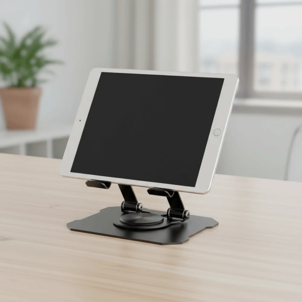 

Portable Adjustable Tablet Stand Hollow Heat Dissipation Desktop Stand Holder Anti Slip Base Foldable Cell Phone Stand Tablet