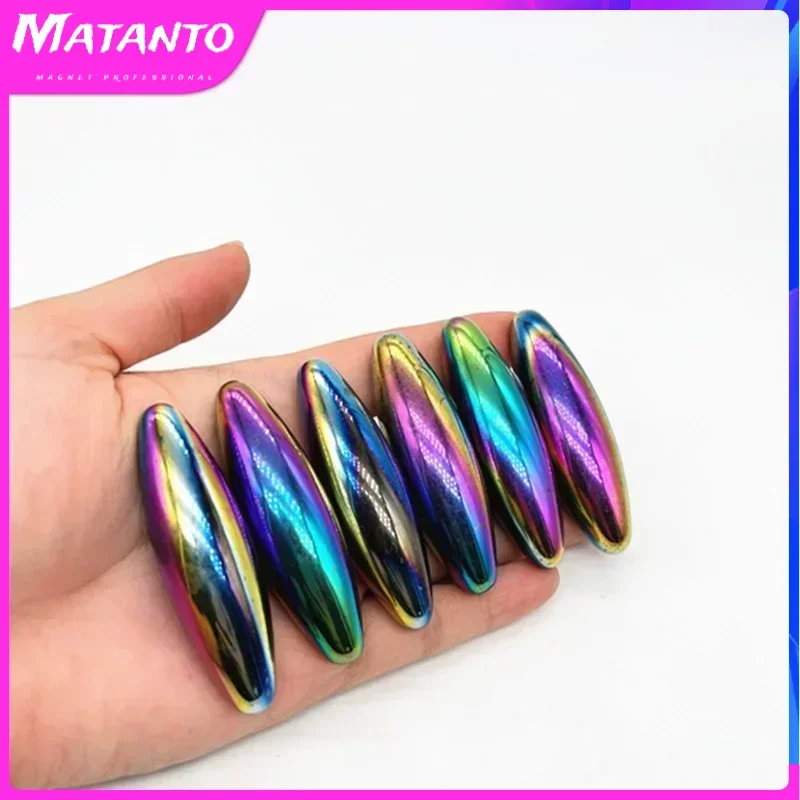 10~30PCS D43X15mm D60X18mm Oval Colorful Magnet Strong Magnetic Therapy Relief Oval Shape Ferrite Magnet