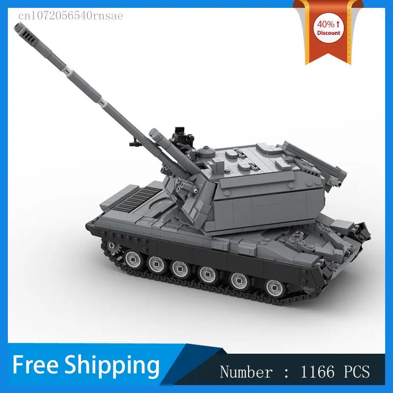 MOC Building Blocks Tank Armored Car Model DIY Bricks Creative Assembly Toy Collection Christmas Gift Birthday Present