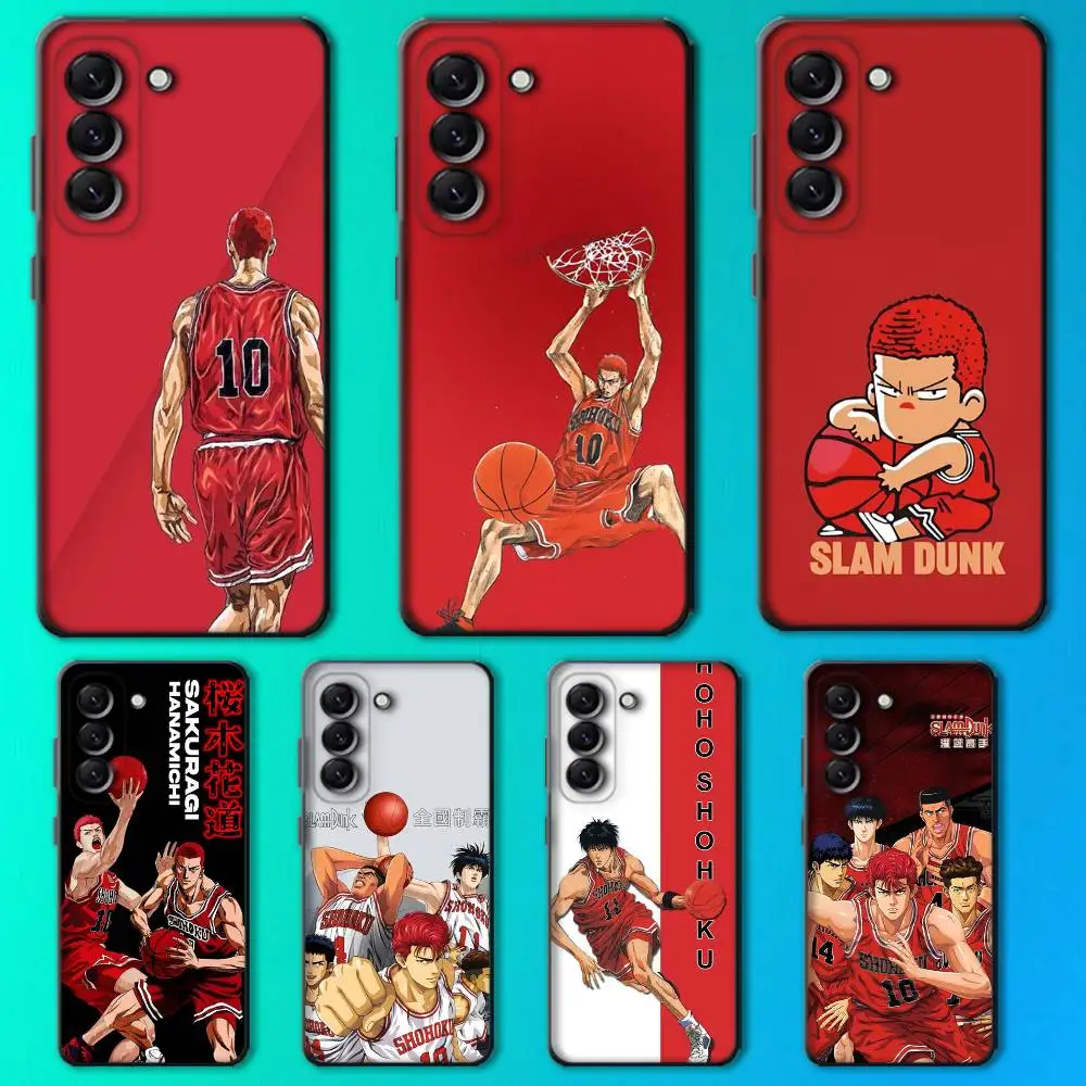 

Anime Slam Dunk Phone Case For Samsung Galaxy A13,A21s,A22,A31,A32,A52,A53,A71,A80,Soft Black Shell