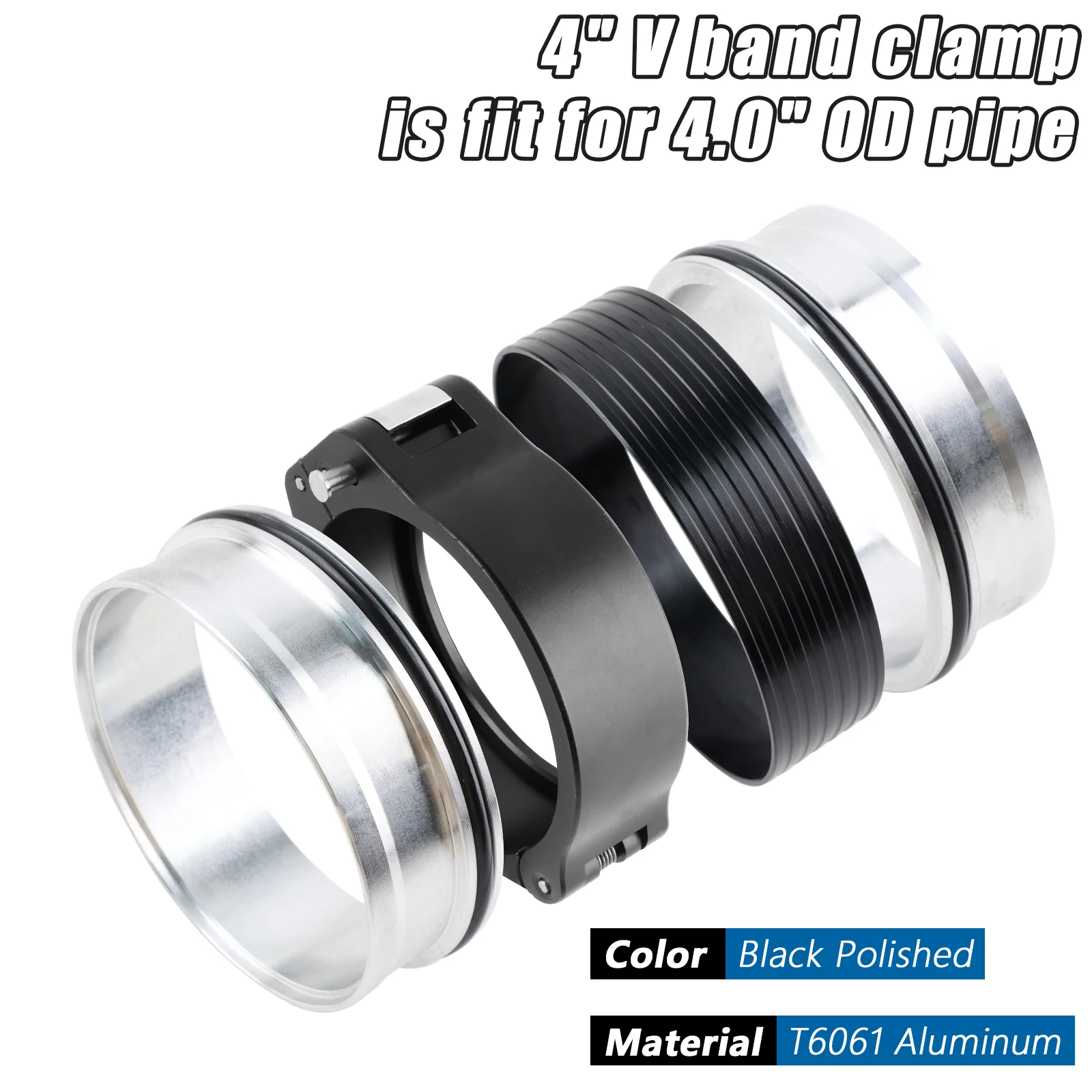Universele 2,5/3/4 inch pinloze HD-klem voor intercooler pijpklem en flenzen 63/76/102 mm